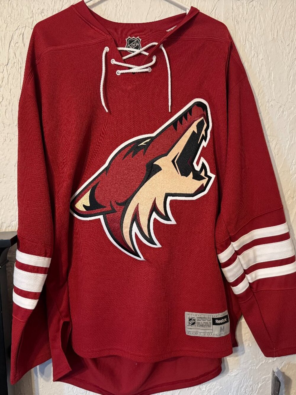 NWT Reebok Arizona Phoenix Coyotes #63 Ribiero Maroon Red Jersey Men's Medium
